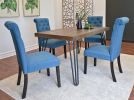 Ashford 5-Piece Dining Set, Hairpin Dining Table with 4 Chairs, 4 Color Options