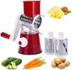 Multifunctional Roller Vegetable Cutter Hand Crank Home Kitchen Shredder Potato Grater