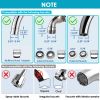 Vortopt Faucet Water Filter For Sink - NSF Certified Water Purifier For Faucet, 400 Gallons Faucet Mount Tap Water Filtration System For Kitchen